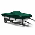Eevelle Boat Cover TRI HULL RUNABOUT w/ Outboard 15ft 6in L 75in W Green SFTR1575B-HTR